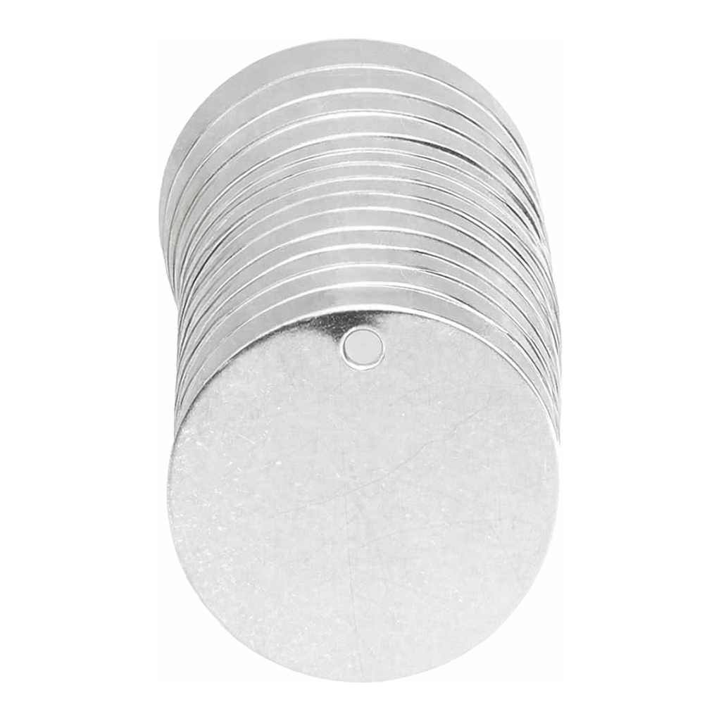 Brady Blank Steel Round Valve Tags