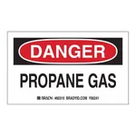 Brady PROPANE GAS Labels