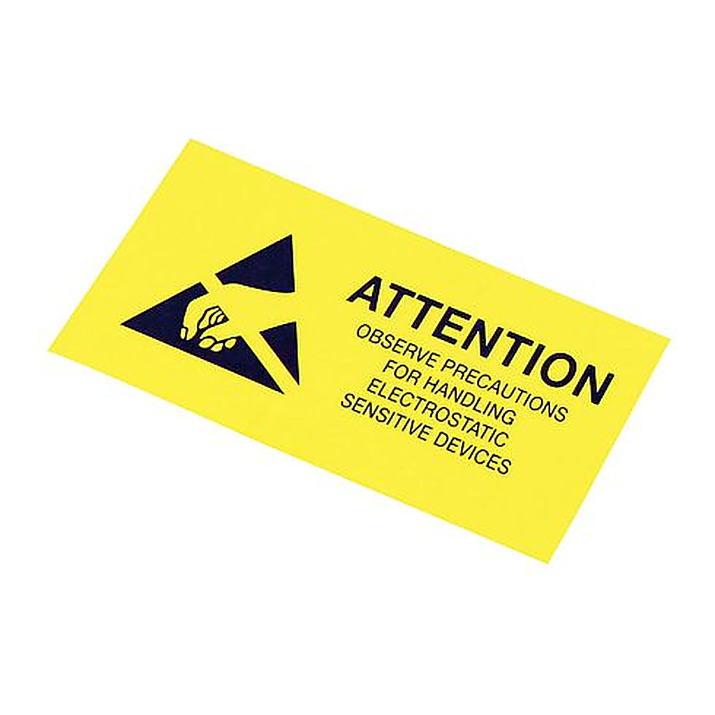 AS ONE ESD Warning Label, ESD 경고라벨