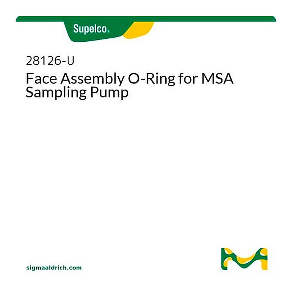 Merck FACE ASSEMBLY O-RING FOR MSA SAMPLING