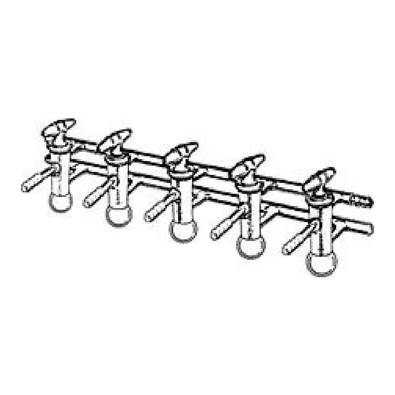 Thermo Fisher Scientific Kimble Kontes Vacuum/Gas Double Manifold with Glass Plugs