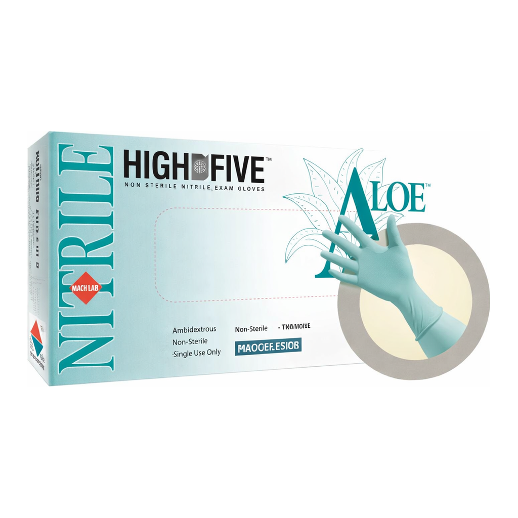 AS ONE Nitrile Glove, Powder-Free, ALOE VERA Coat, 니트릴 글러브(파우더 프리), 내부 알로에 베라 코팅