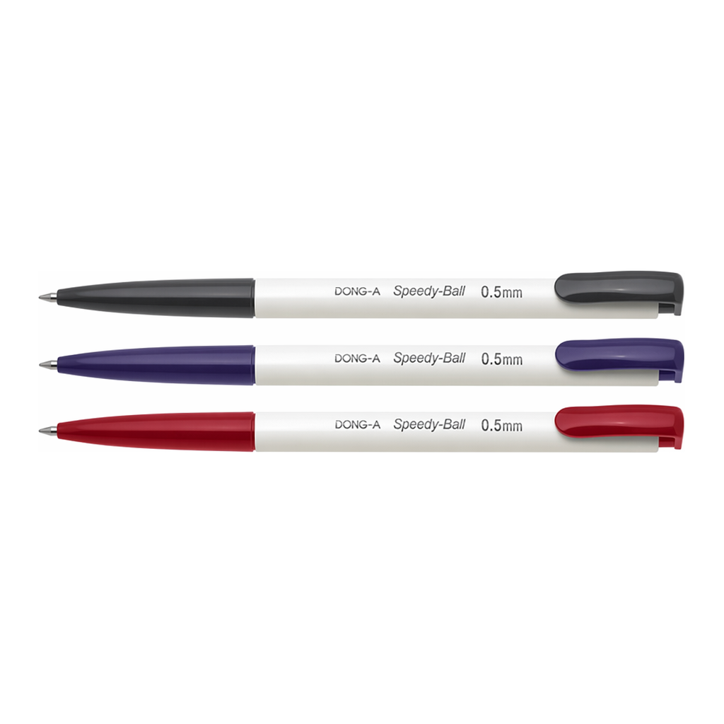 OFFICENEX 동아 스피디볼 (적색/0.5mm/24EA)