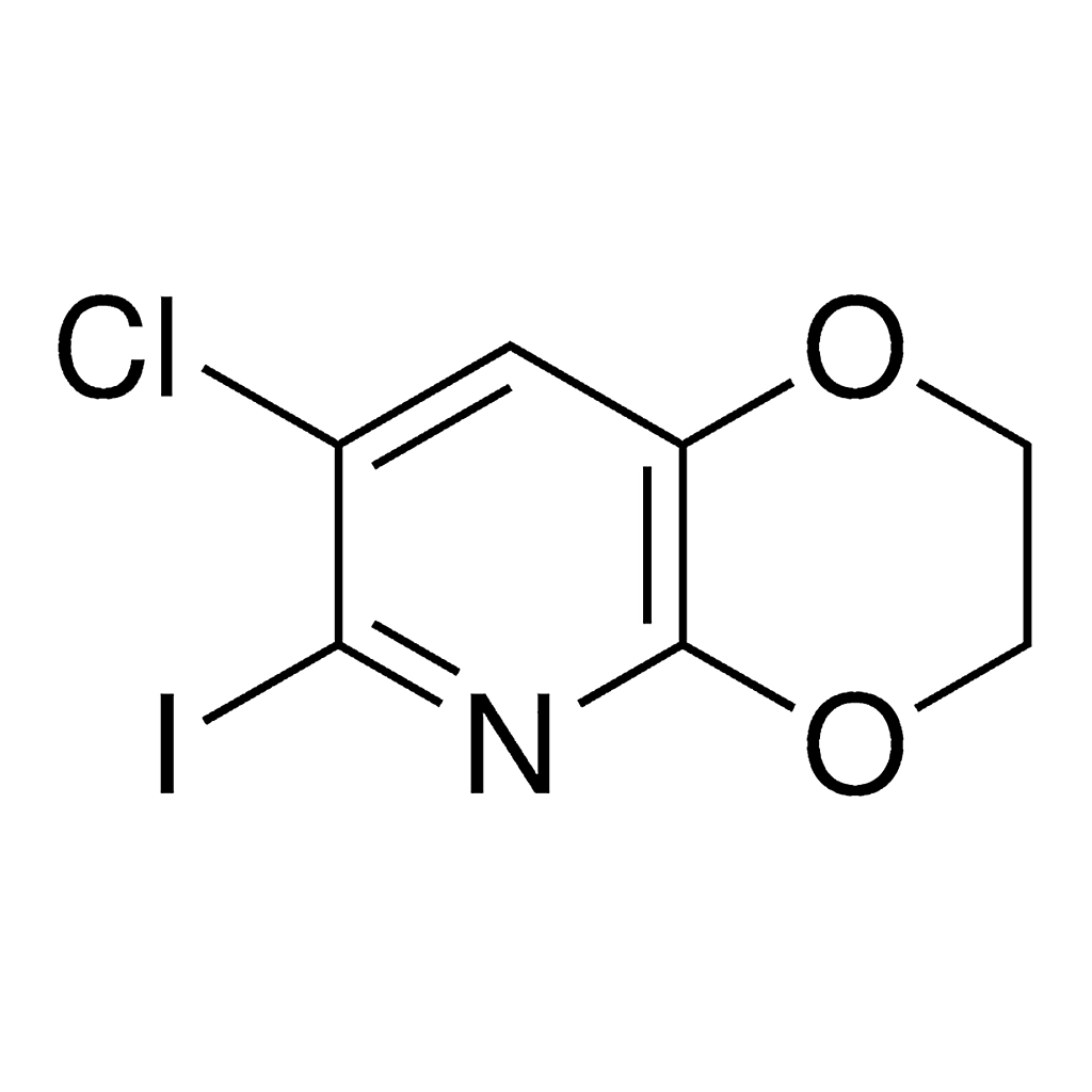 Merck 7-Chloro-6-iodo-2,3-dihydro-[1,4]dioxino[2,3-b]pyridine