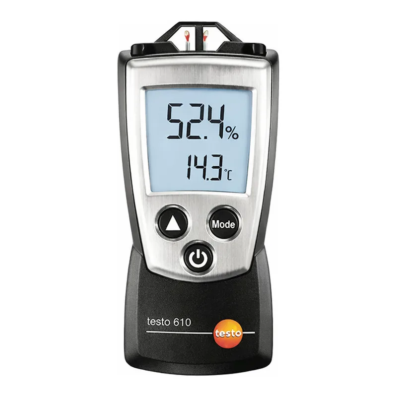 testo 테스토 610 포켓 사이즈 온도계 표면/대기 온도 측정 0560 0610