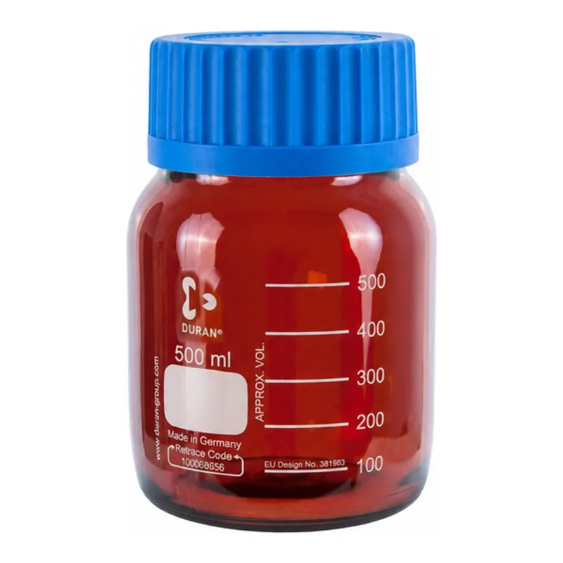 DURAN lab bottle, GLS80, 500 ml, brown