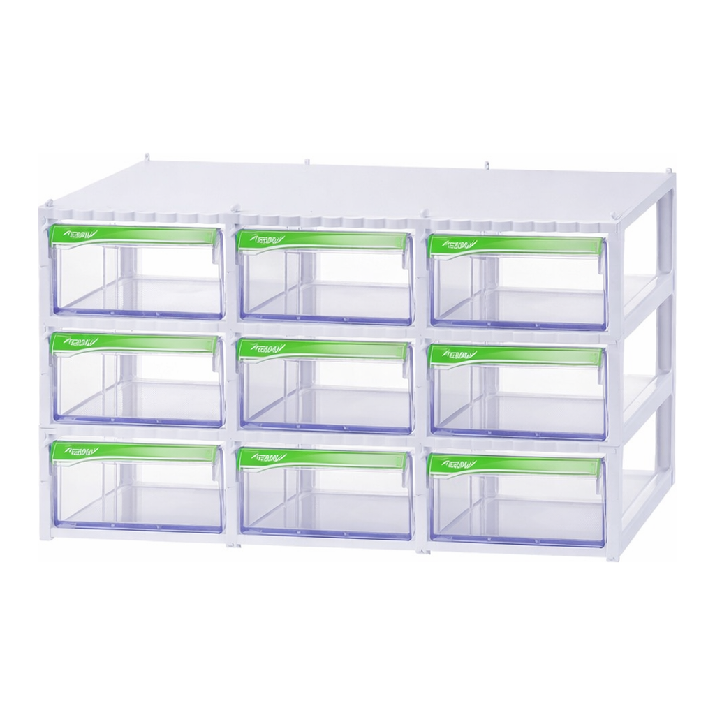 OFFICENEX 브레인 다용도 수납함 CA507-3(400mm x 235mm x 225mm)