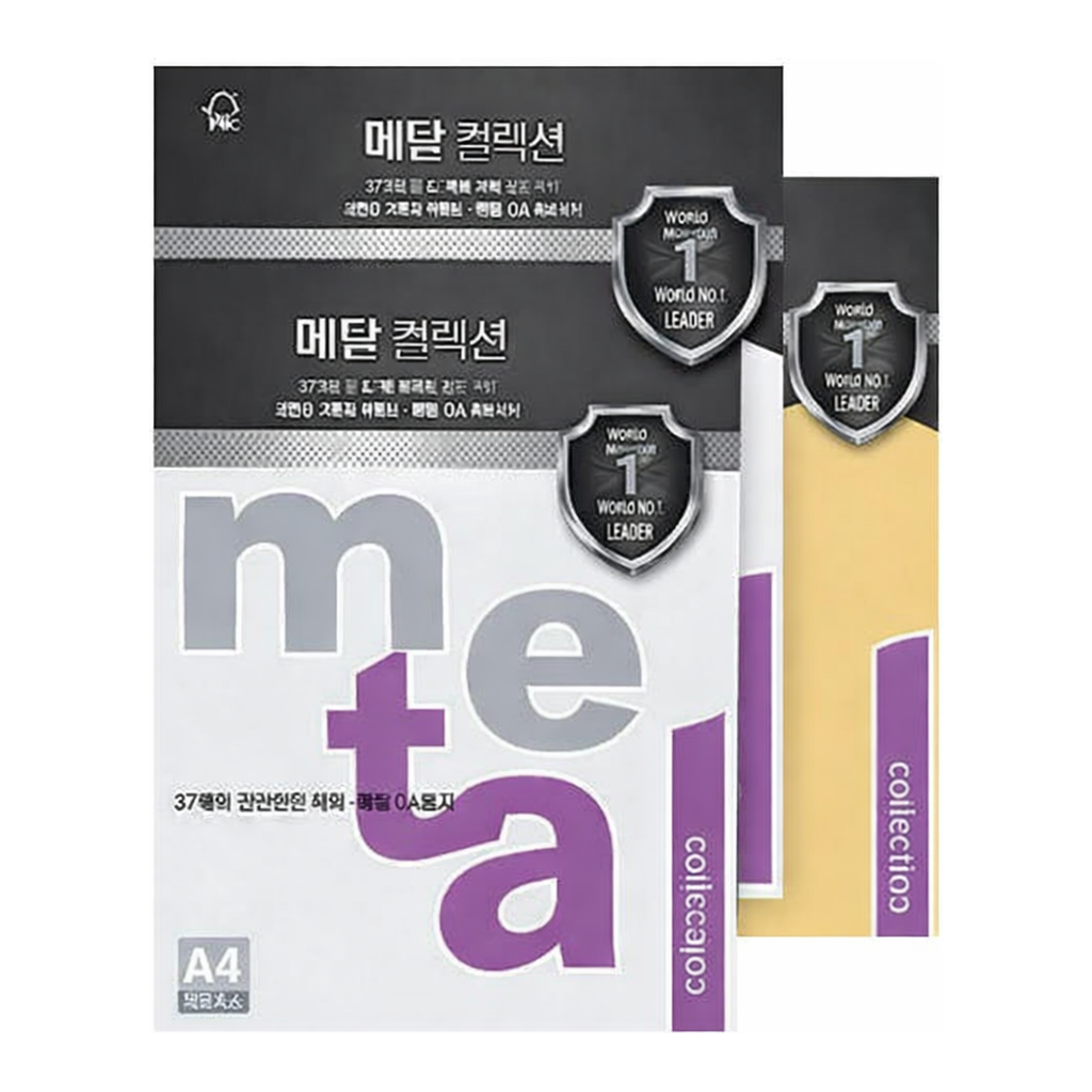 OFFICENEX 메탈컬렉션 (MP31/A4/ 120g/ 화이트펄/ 10매/팩/삼원)