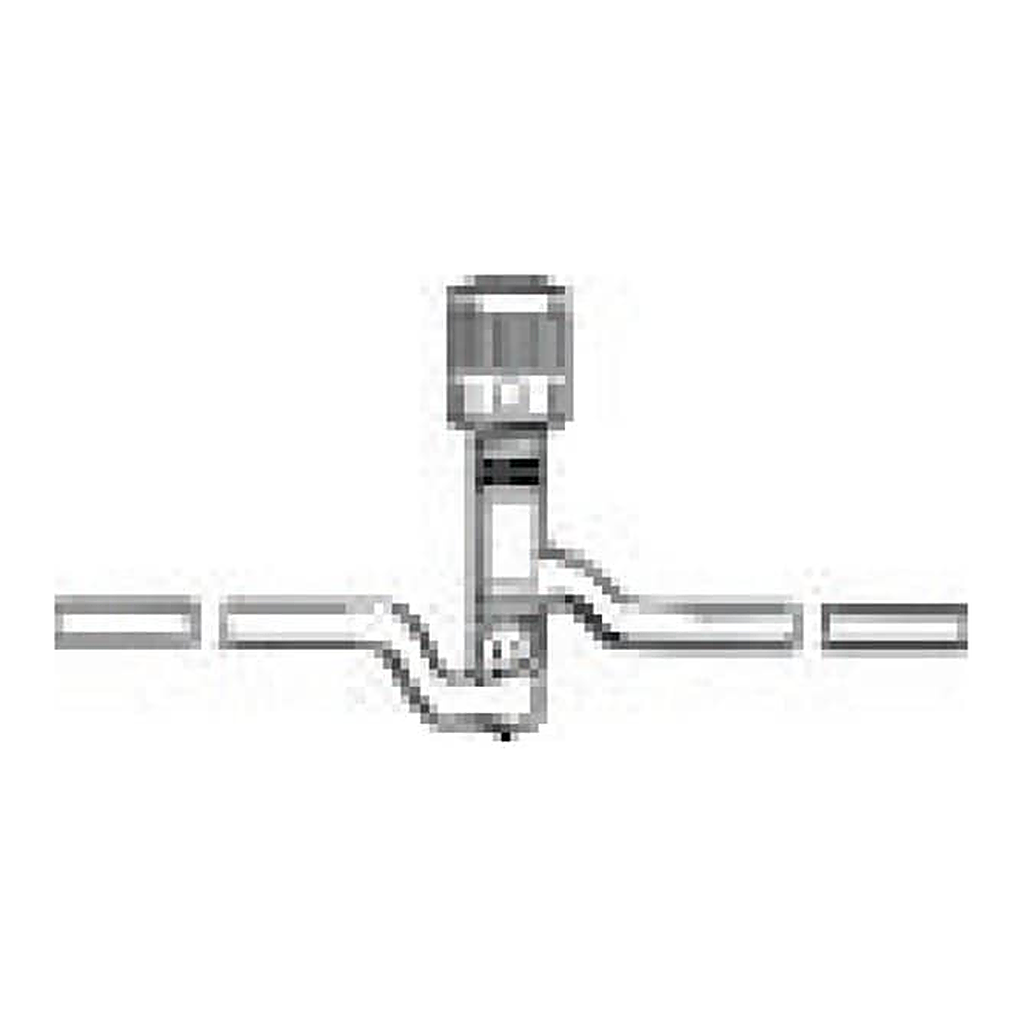 Thermo Fisher Scientific Kontes Straight with Tip-O-Ring PTFE Plug HI-VAC Valves, 0-4mm bore range; 9mm stem O.D.; 010 o-ring size shaft; 5-105 o-ring size tip