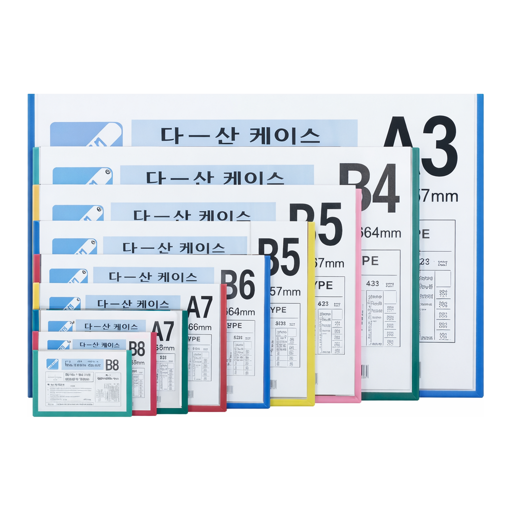 OFFICENEX 다산케이스(A7/105x74mm/백색/가로형)