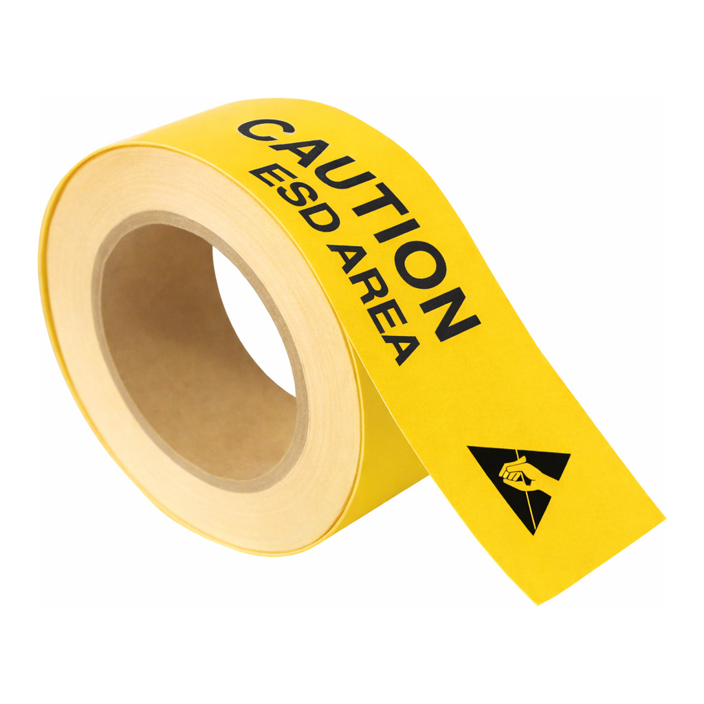 Brady ToughStripe CAUTION ESD AREA Floor Tape