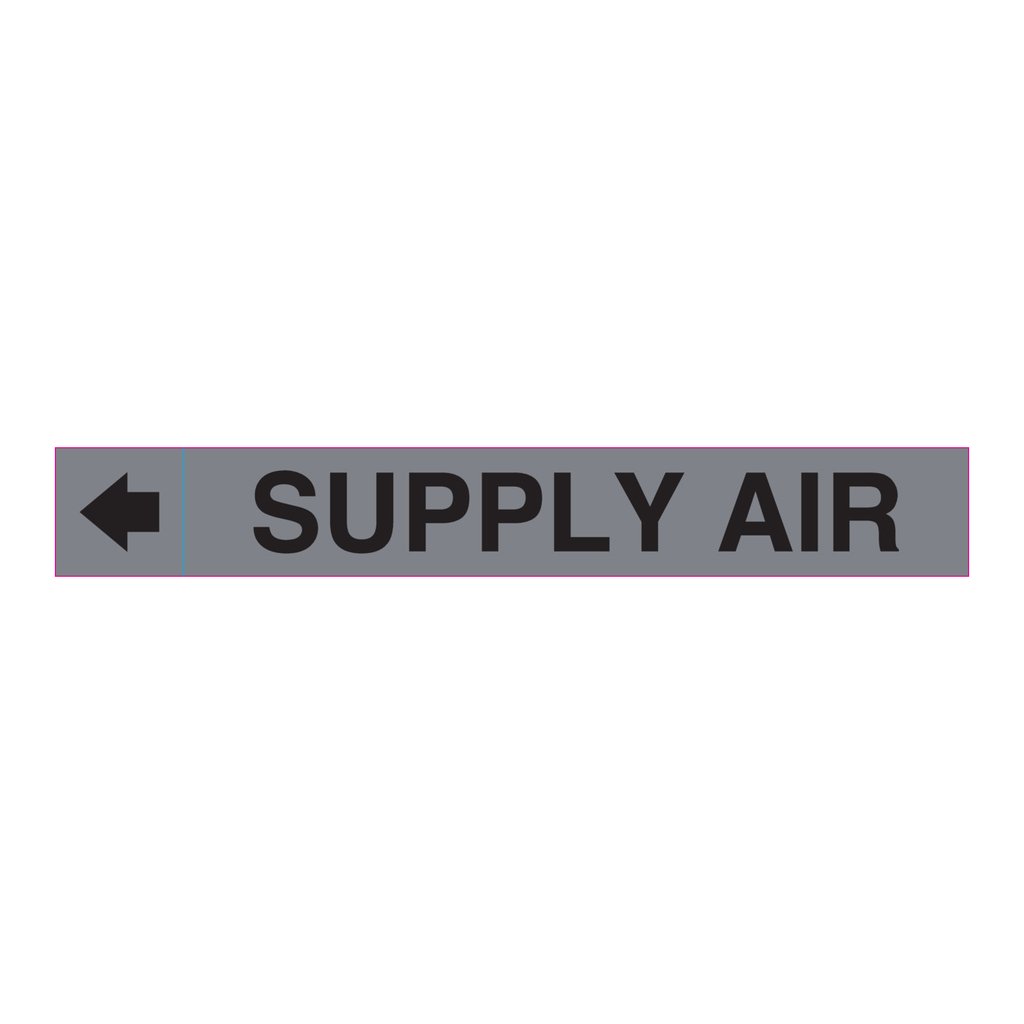Brady SUPPLY AIR Plenum Duct Marker