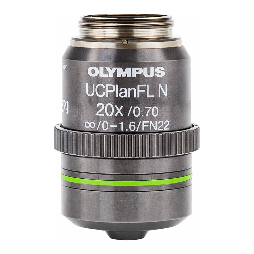 Thermo Fisher Scientific Olympus 20X Objective, fluorite, 0.70NA/0.8–1.8WD, correction collar (0–1.6 mm)