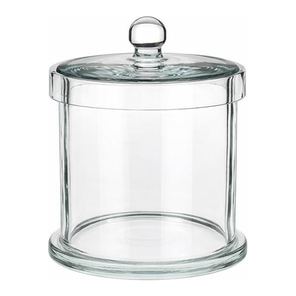 Glass Specimen Jar with Cover, Simax 유리 스페시멘 쟈