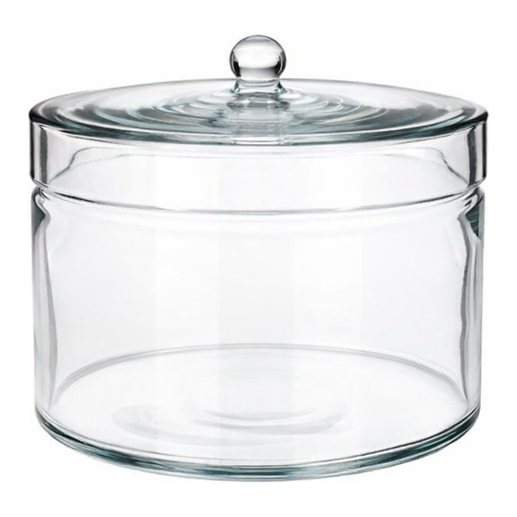 Glass Jar with Cover, Simax 원형 유리 쟈