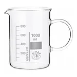 Glass Beaker with Handle, Simax 유리 핸들 비이커