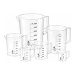 PMP Beaker with Handle PMP 투명 플라스틱 핸들 비이커