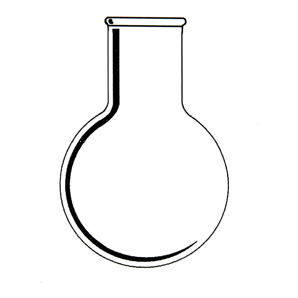 Blank Round Bottom Flask 초자 가공용 환저 플라스크, LukeGL