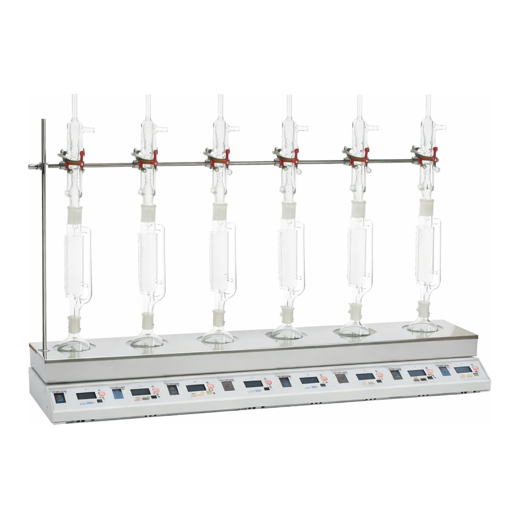 Extraction Multi Heating Mantle, Digital 멀티 히팅 맨틀, 3구 or 6구, Flask, EAMD