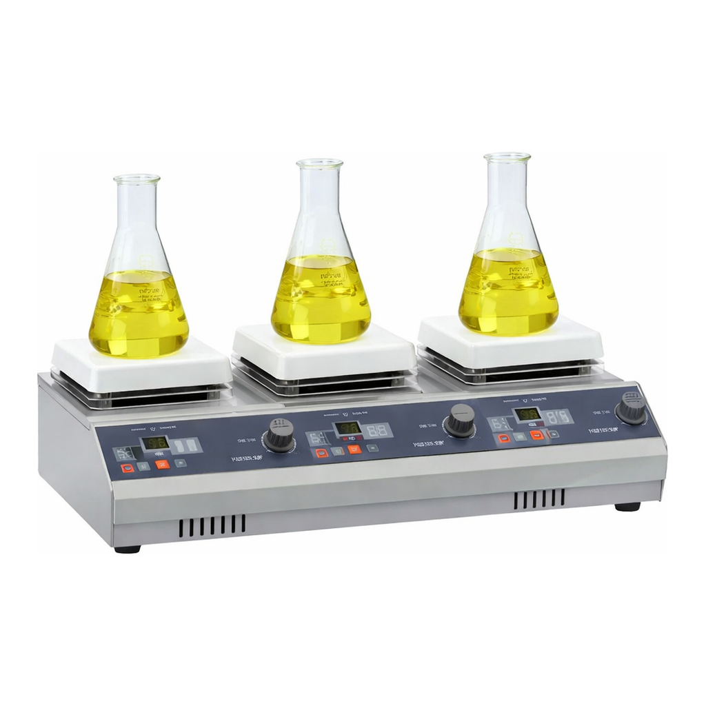 Digital Multi Hotplate Stirrer, 3-Position 디지털 멀티 가열 자력 교반기