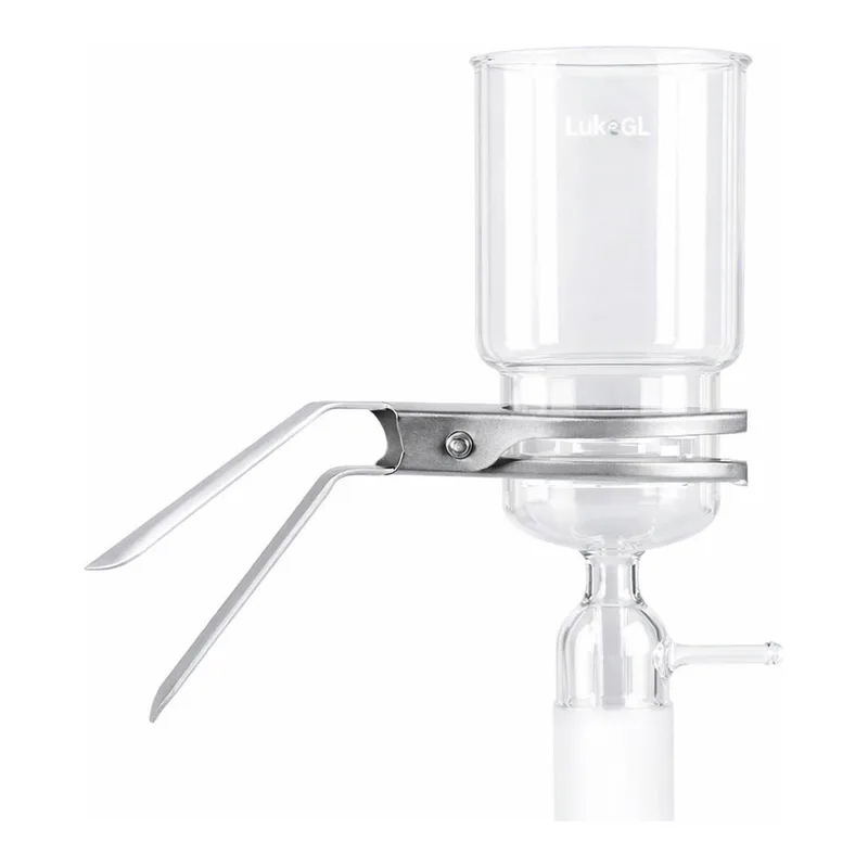 Glass Vacuum Filter Holder, 90 mm 90 mm 대용량 죠인트 진공 여과 장치, LukeGL