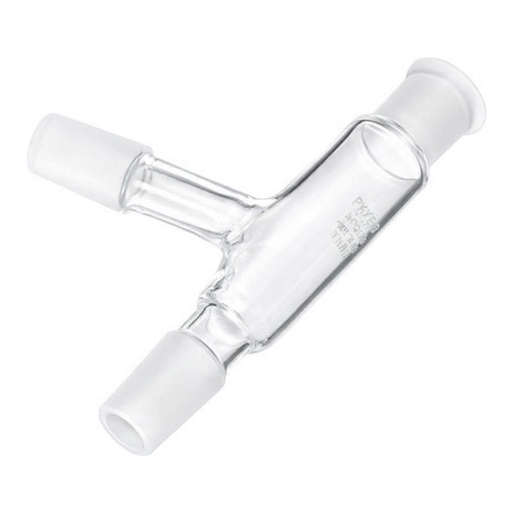Merck Pyrex(R) connecting three-way adapter, 75 angle