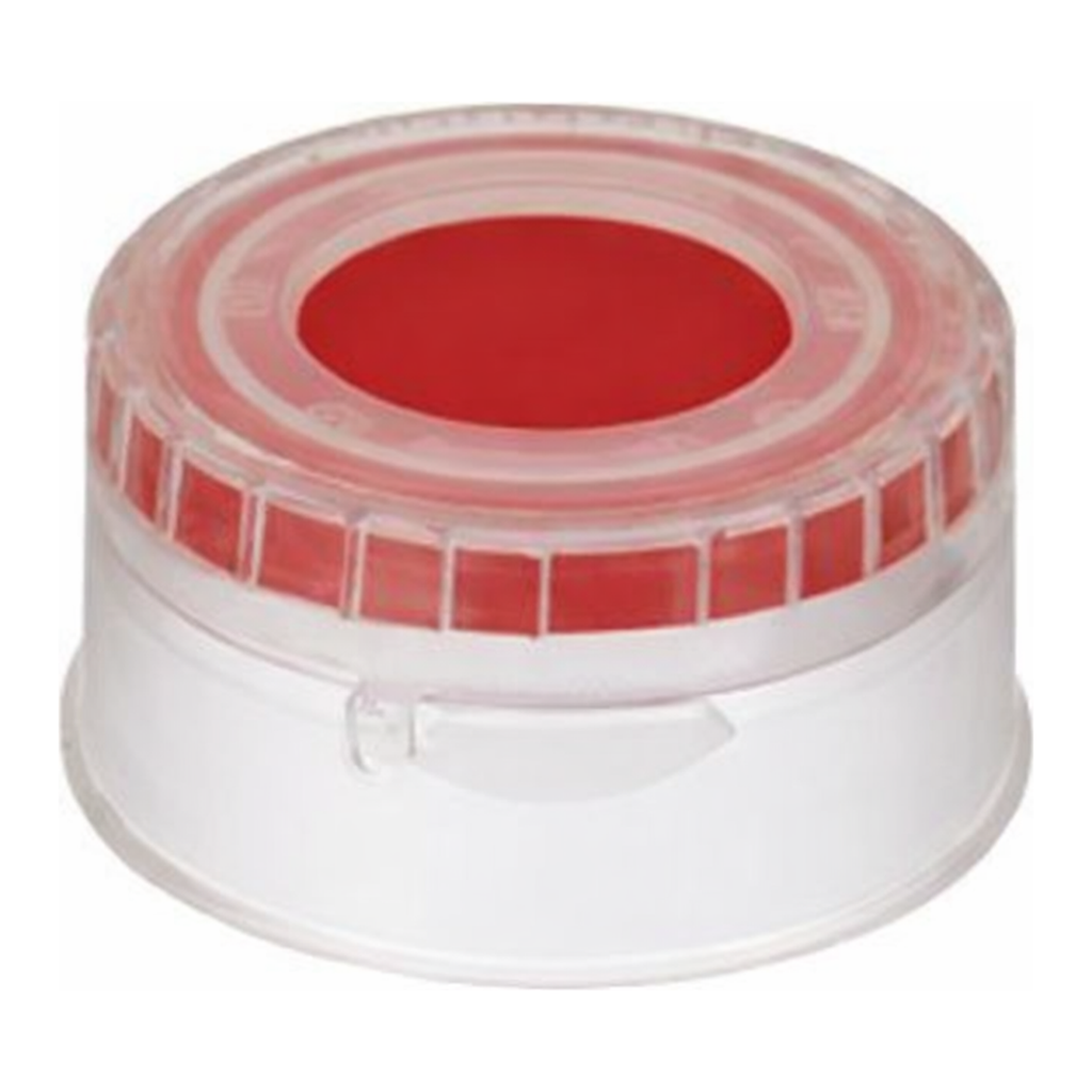 Restek Seals, Poly Crimp, Clear PTFE/Sil/PTFE Liner Pack of 100