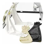 Merck Plas-Labs butyl glove box gloves