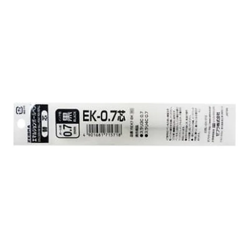 OFFICENEX 제브라 리필 0.7 흑색 EK-0.7 (REK7-BK)