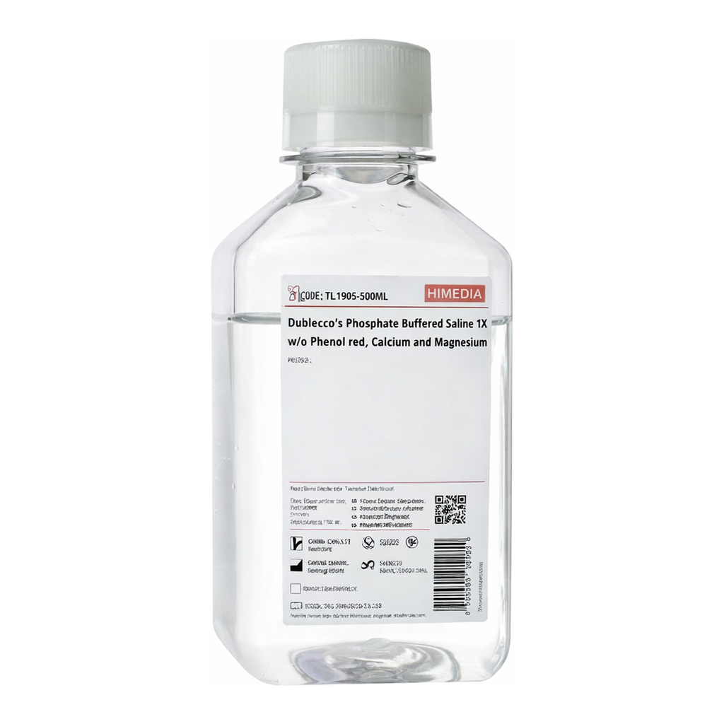 Himedia Krebs - Ringer Biocarbonate Buffer 1X w/ Calcium chloride, HEPES buffer, 0.2% Bovine Serum Albumin and Sodium bicarbonate w/o Glucose