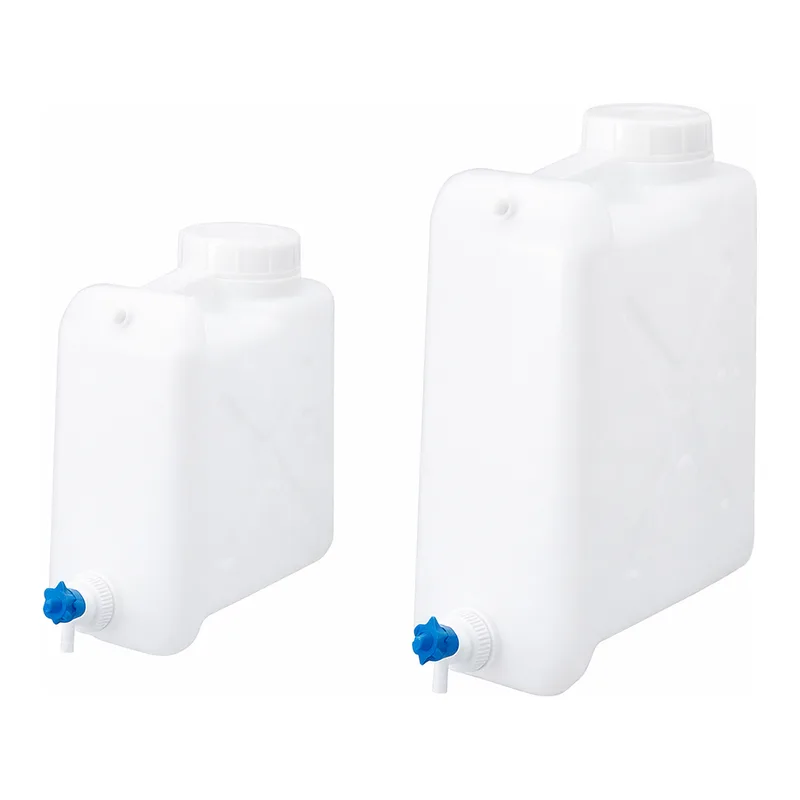 AS ONE EG Square Bottle PE(Carboy·Small-Quantity Residual Liquid Type), EG 각형병(소잔액 타입)
