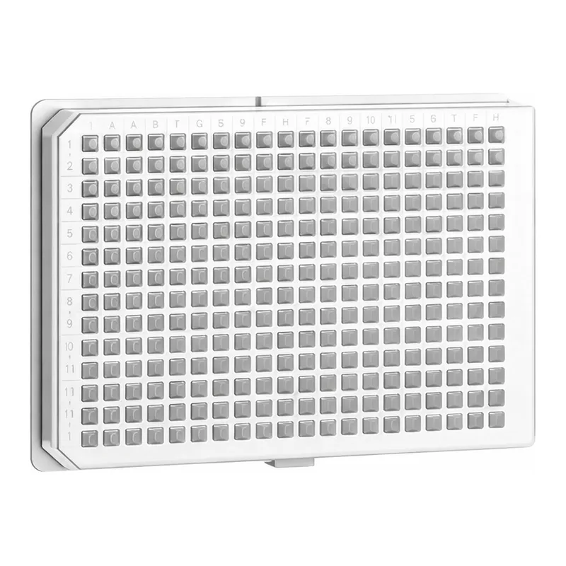 Greiner Bio One CELL CULTURE MICROPLATE, 384 WELL, PS, F-BOTTOM,µCLEAR®, WHITE, LID, ADVANCED TC, STERILE, 8 PCS./BAG