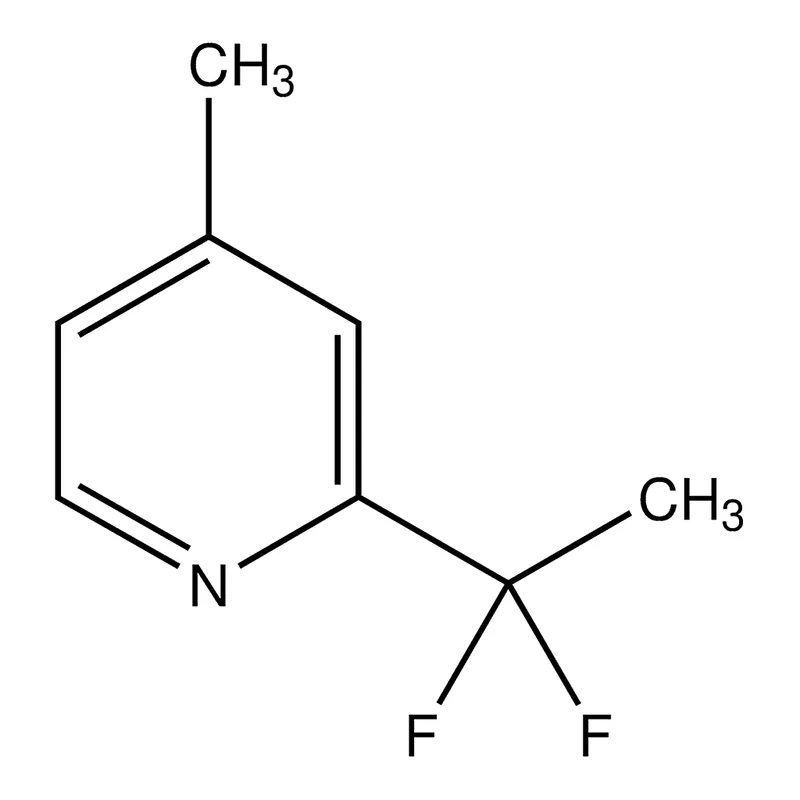 Merck 2-(1,1-Difluoroethyl)-4-methyl-pyridine