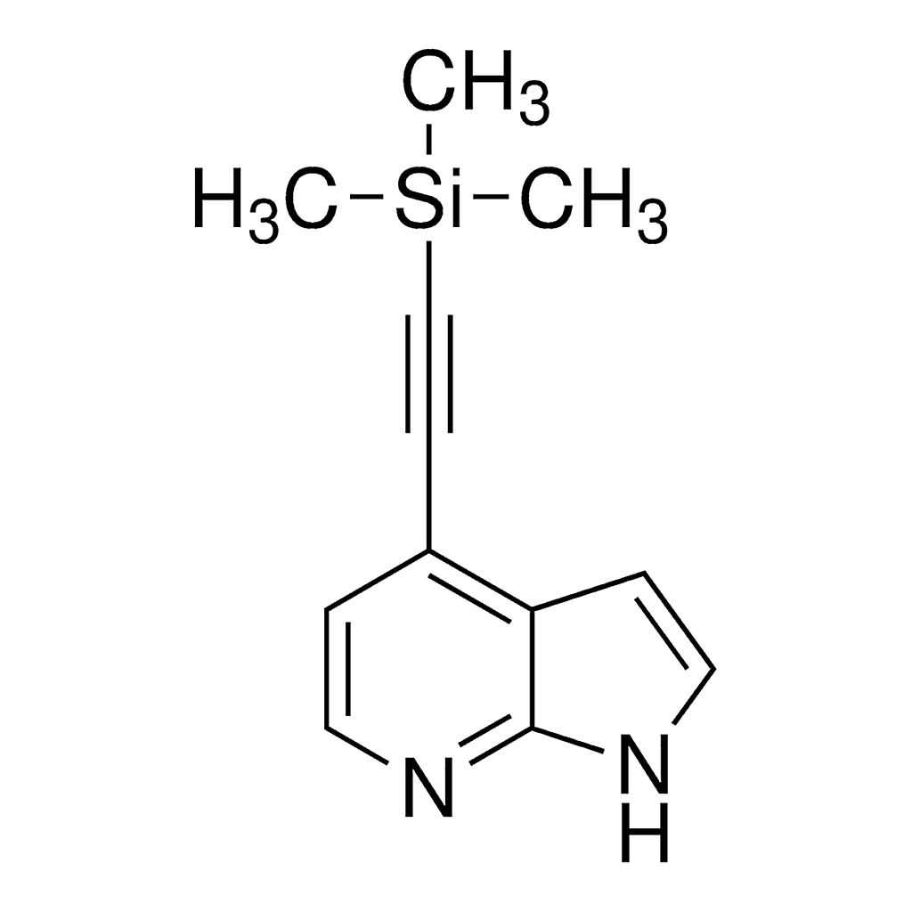 Merck 4-((Trimethylsilyl)ethynyl)-1H-pyrrolo[2,3-b]pyridine
