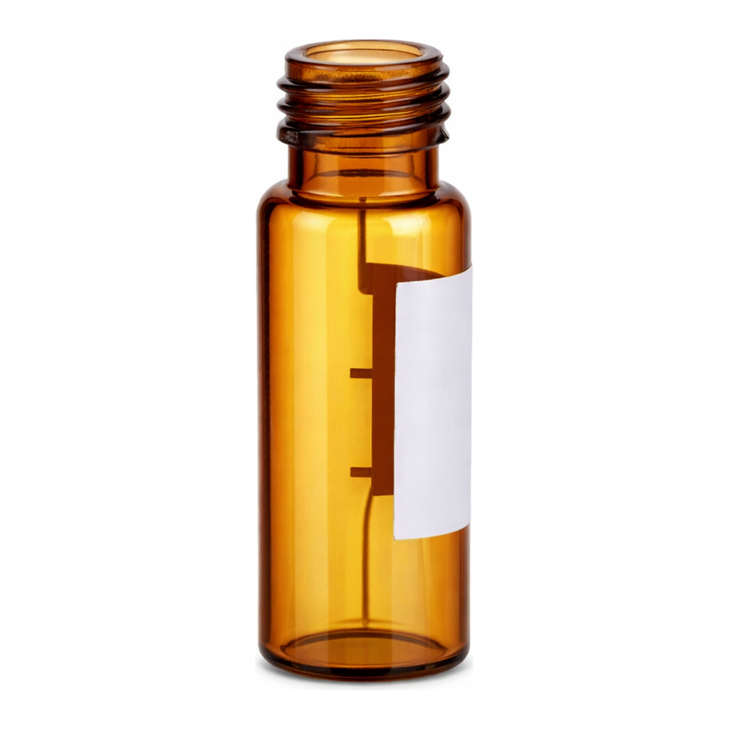 Waters Amber Glass 12 x 32 mm Screw Neck Qsert Vial, 300 µL Volume, 100/pk