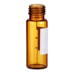 Waters Amber Glass 12 x 32 mm Screw Neck Qsert Vial, 300 µL Volume, 100/pk