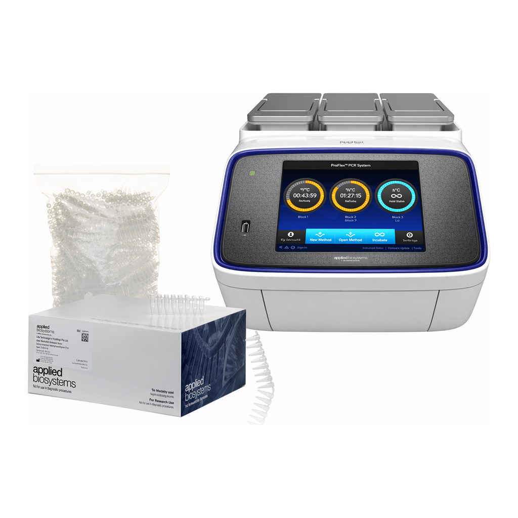 Thermo Fisher Scientific ProFlex PCR System + Plastics Package, 3 x 32-well, 8-tube strips, 1 package