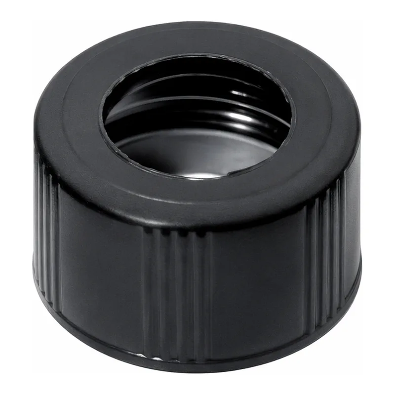 Waters Black Phenolic Screw Neck Cap, 144/pk
