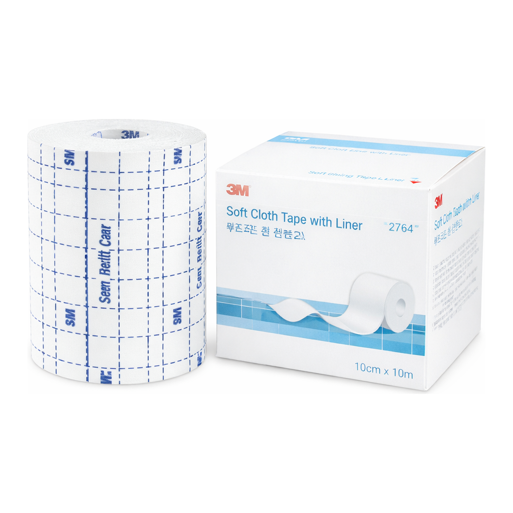 Daihan Science 3M Medical Soft Cloth Tape with Liner, for Critical Securement Gentle on Skin,