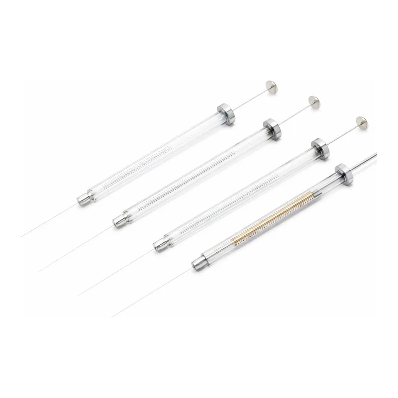 AS ONE Microsyringe for Liquid Analysis (Standard·with Guide Bar), 액체분석용 마이크로 시린지 (표준형·가이드 바 부속)
