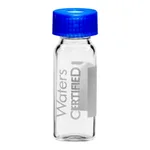 Waters LCGC Certified Clear Glass 12 x 32 mm Screw Neck Vial, with Cap and Preslit PTFE/Silicone Septum, 2 mL Volume, 100/pk