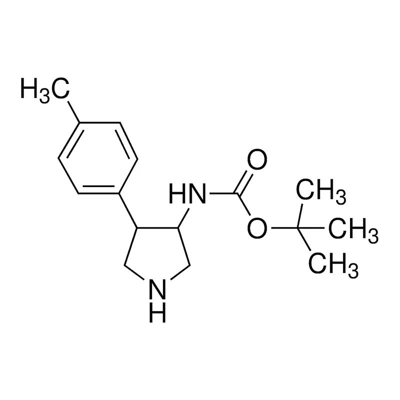 Merck tert-Butyl 4-(4-methylphenyl)-3-pyrrolidinylcarbamate