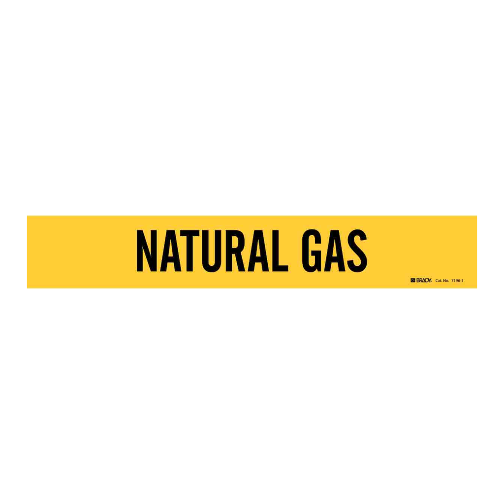 Brady NATURAL GAS Pipe Marker