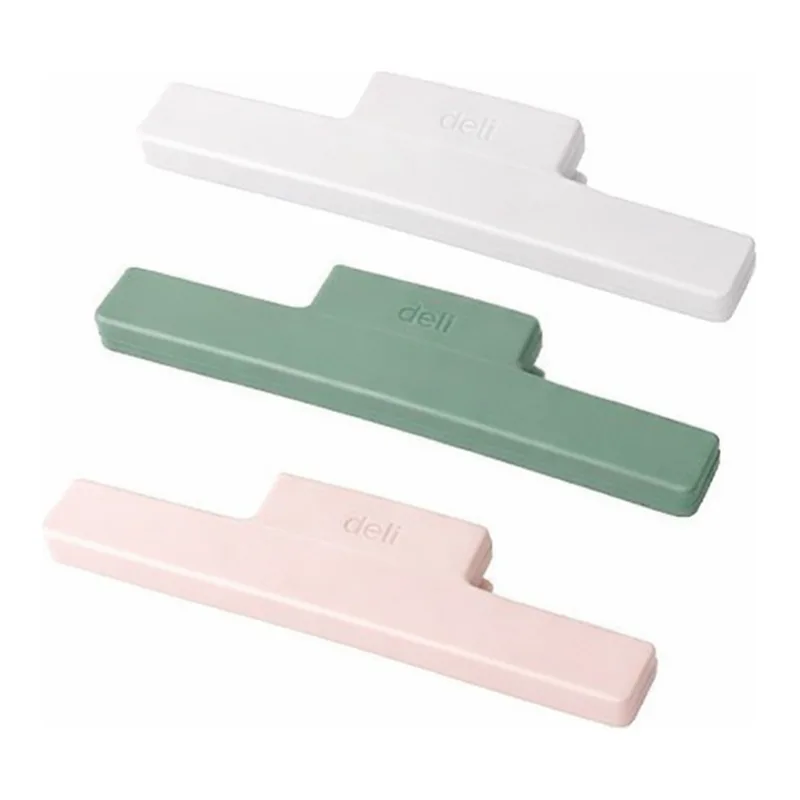 OFFICENEX 델리 다용도 칼라 집게 15cm(대/화이트, 핑크, 그린/색상랜덤)