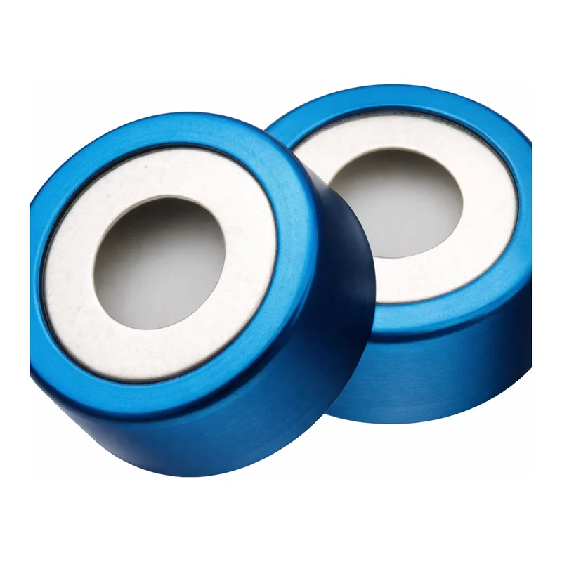 Merck PK100 20MM GOLD MAG CAP W/PTFE/SIL 3MM