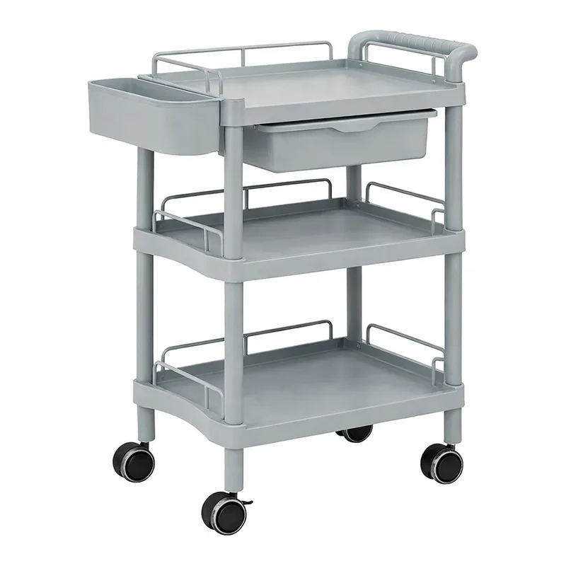 AS ONE Mobile Pocket Cart (with Drawer·with Guard Frame), 모바일 포켓 카트(서랍형·가드 프에임)