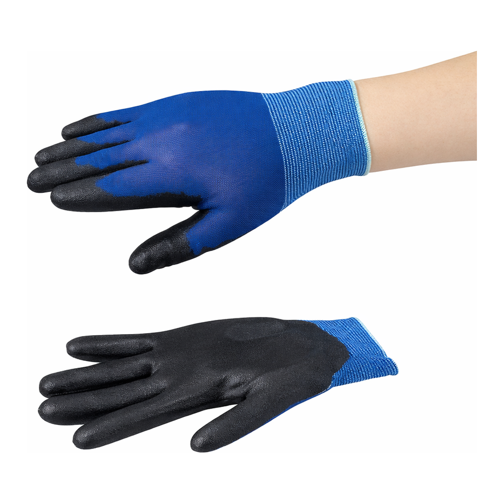 ASTOOL AS TOOL blue PU Coated glove (18 G) S 10 Pairs Packand others