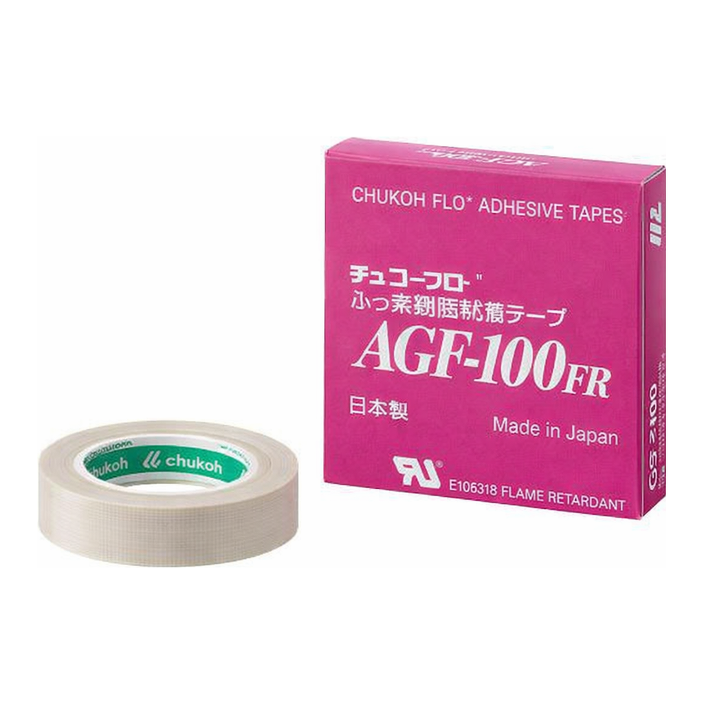 AS ONE Chukoh Fluoro-Glass Adhesive Tape AGF-100 0.13 x 38mm x 10mand others