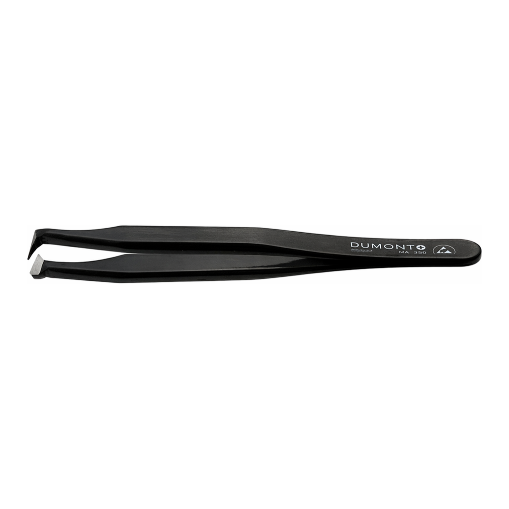 DUMONT Tweezers 15A Black Carbon　0301-15AESD-CO