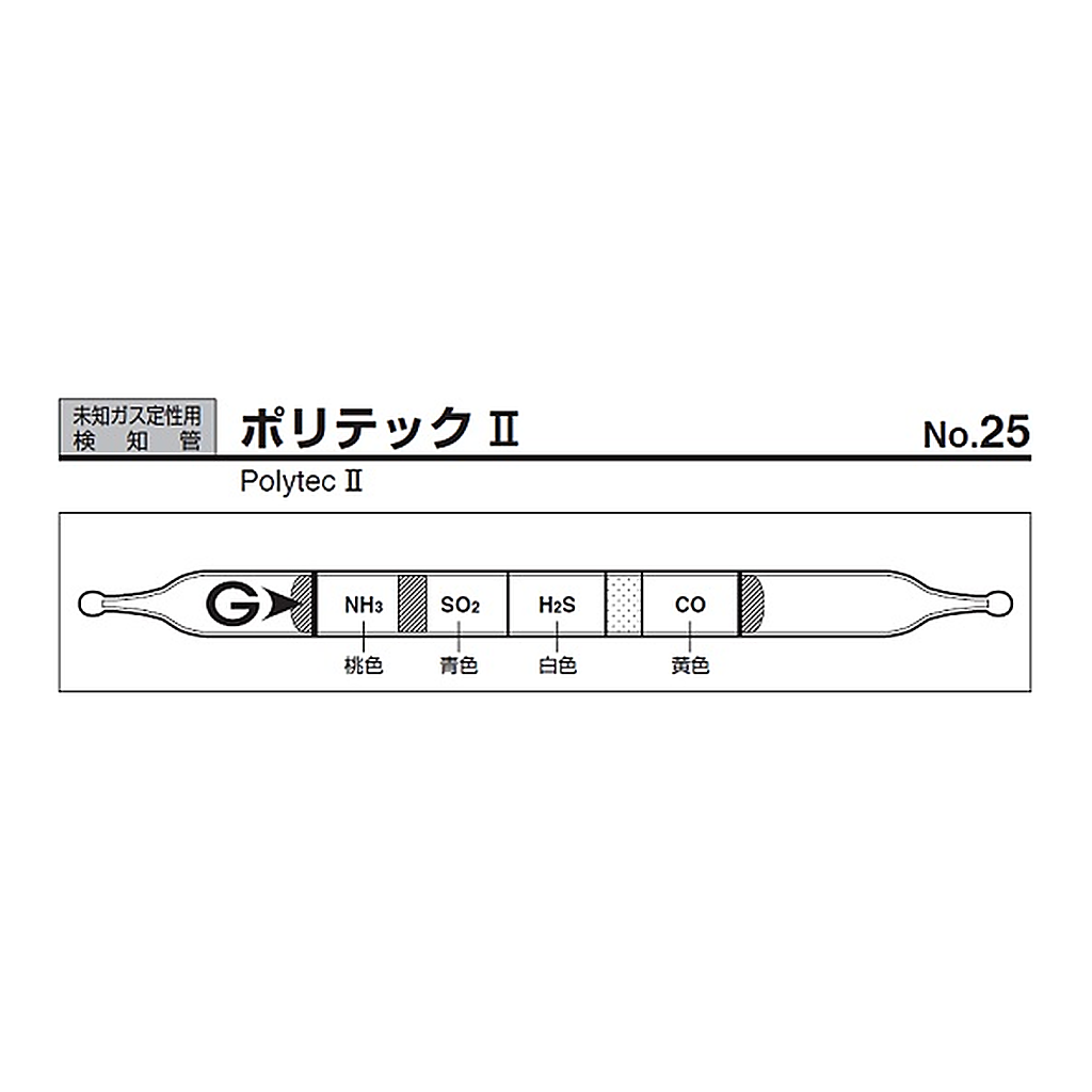 GASTEC Gas Detector Tube Polytec IIand others